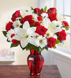 red and white
