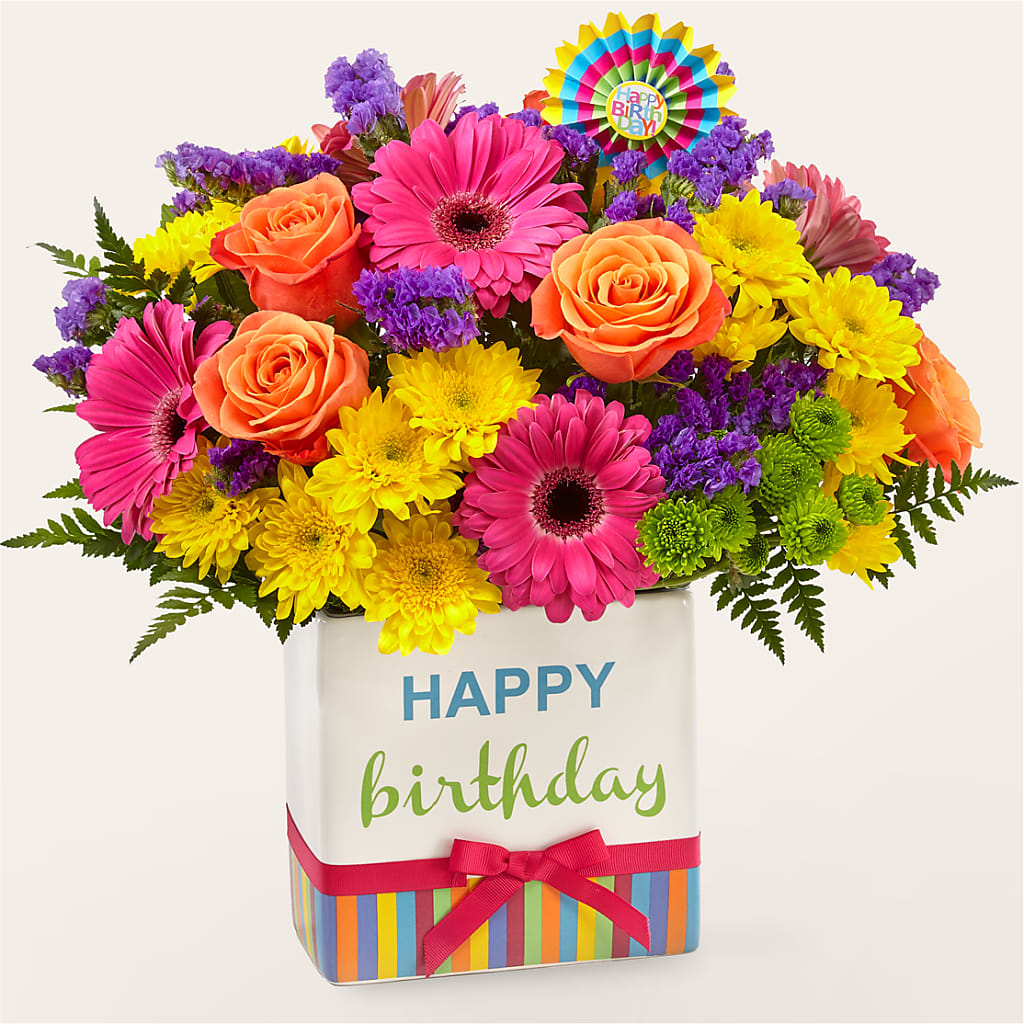 Birthday Brights Bouquet – Sandy Run Sndwich Shop And Florist Llc, Gaston SC