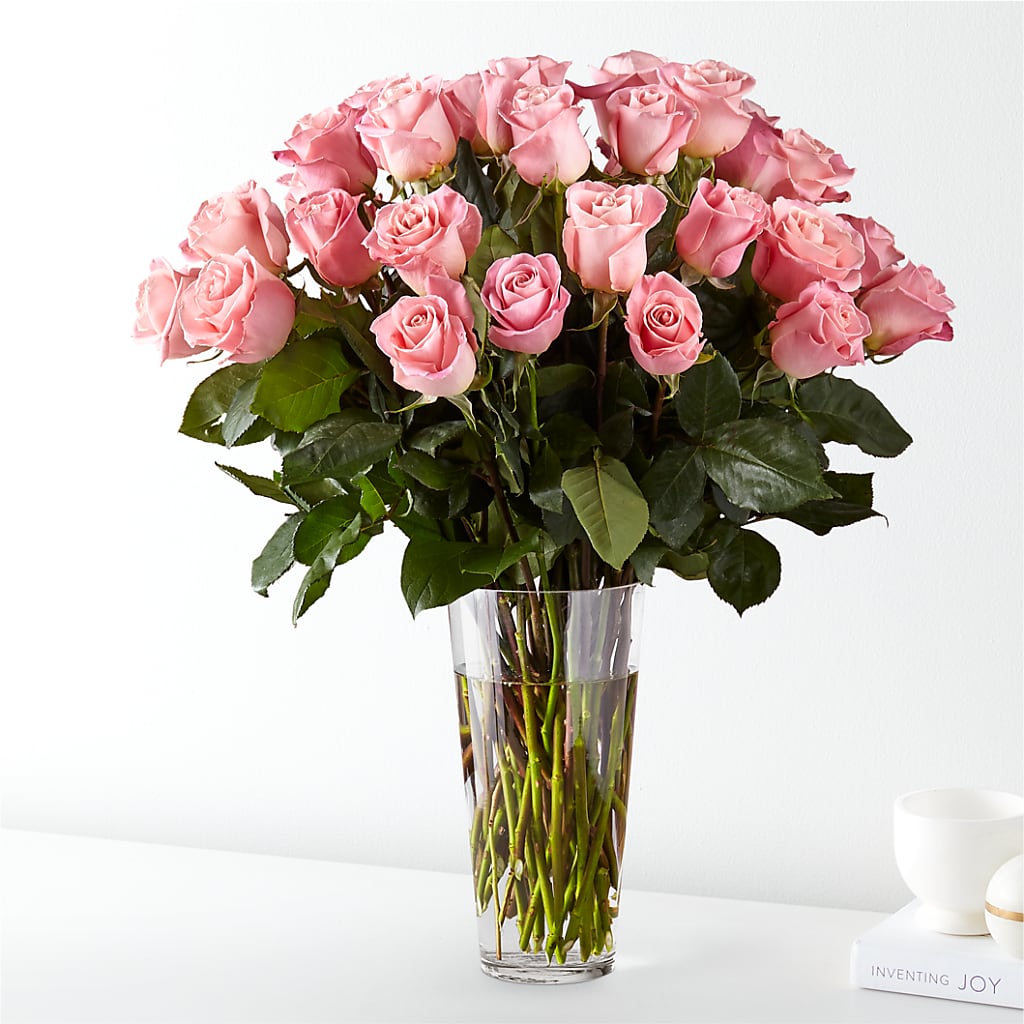 Long Stem Pink Rose Bouquet – Sandy Run Sndwich Shop And Florist Llc, Gaston SC