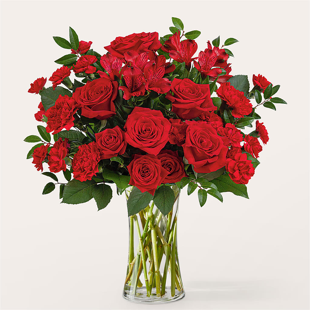 Brilliant Ruby Bouquet – Sandy Run Sndwich Shop And Florist Llc, Gaston SC