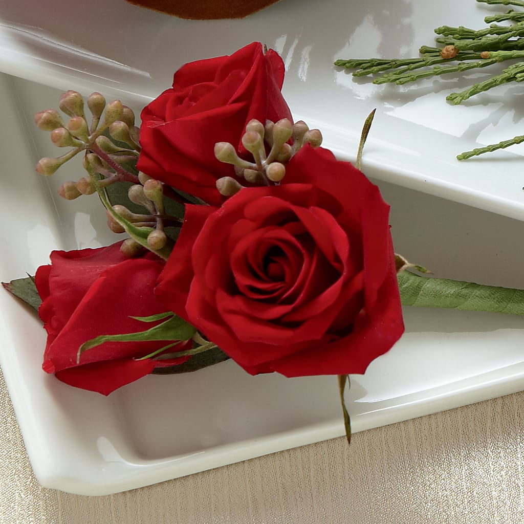 Red Spray Rose Boutonniere – Sandy Run Sndwich Shop And Florist Llc, Gaston SC