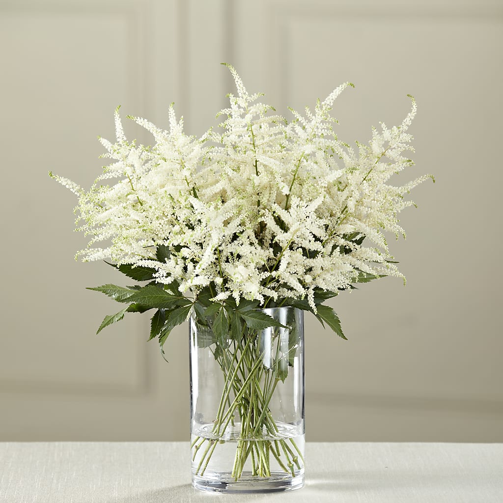 White Astilbe Bouquet – Sandy Run Sndwich Shop And Florist Llc, Gaston SC