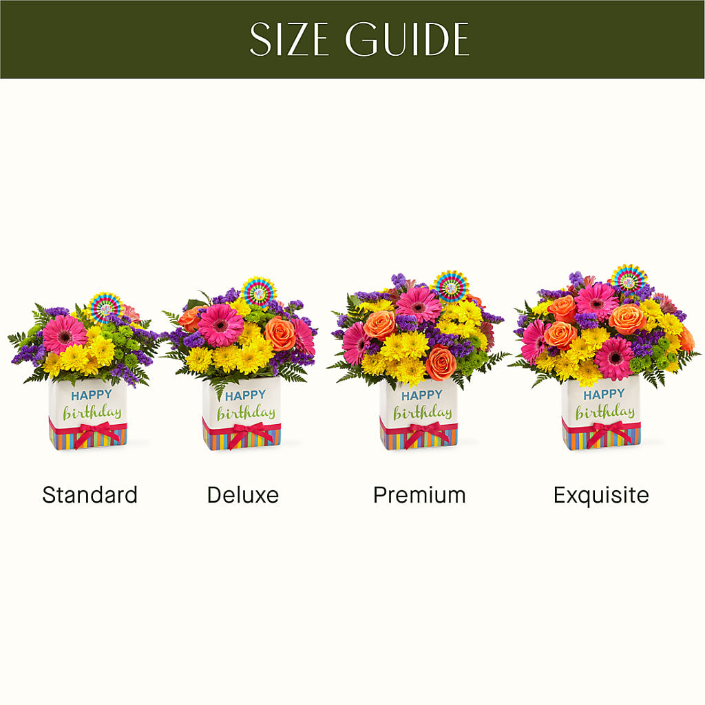 Birthday Brights Bouquet –  Sandy Run Sndwich Shop And Florist Llc, Gaston SC
