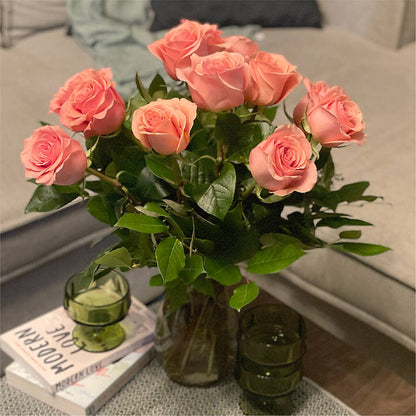 Long Stem Pink Rose Bouquet –  Sandy Run Sndwich Shop And Florist Llc, Gaston SC