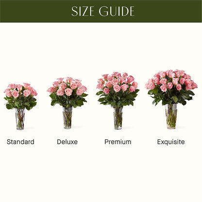 Long Stem Pink Rose Bouquet –  Sandy Run Sndwich Shop And Florist Llc, Gaston SC