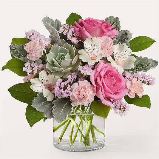 Dusty Rose Bouquet –  Sandy Run Sndwich Shop And Florist Llc, Gaston SC