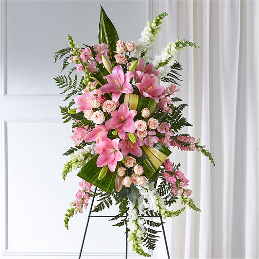 Elegant Embrace Standing Spray –  Sandy Run Sndwich Shop And Florist Llc, Gaston SC