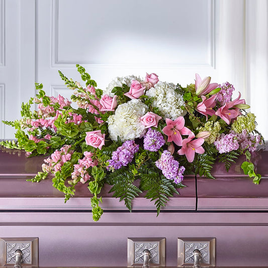 Life's Gratitude Casket Spray –  Sandy Run Sndwich Shop And Florist Llc, Gaston SC