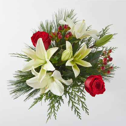 Evergreen Delight Bouquet & Happy Birthday Topper –  Sandy Run Sndwich Shop And Florist Llc, Gaston SC