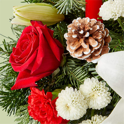 Seasonal Festivities Centerpiece –  Sandy Run Sndwich Shop And Florist Llc, Gaston SC