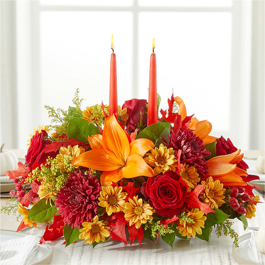 Autumn's Embrace Centerpiece –  Sandy Run Sndwich Shop And Florist Llc, Gaston SC